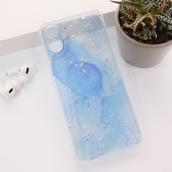 Maska za Samsung A06/ A065F Fluid Color tamno plava - 614734