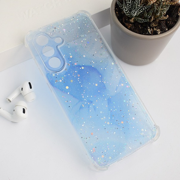 Maska za Samsung A56 5G/ A566B Fluid Color tamno plava - 615203