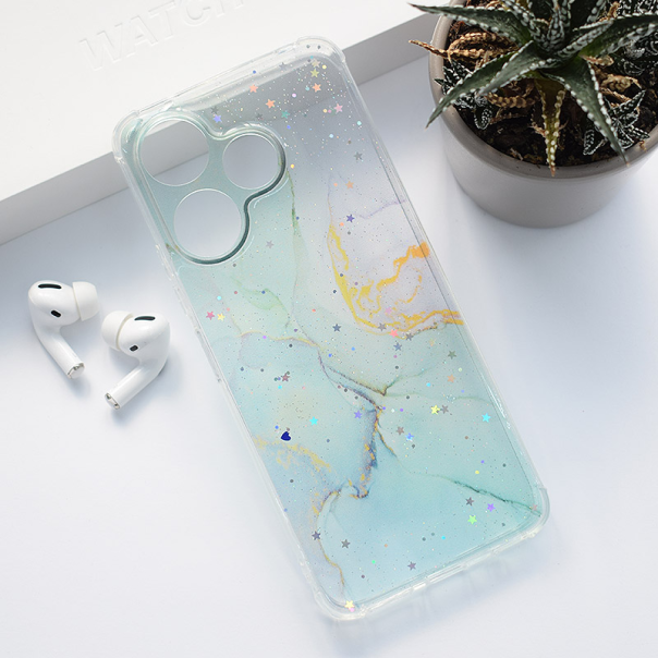 Maska za Xiaomi Redmi 13 4G (EU) Fluid Color zelena - 613517