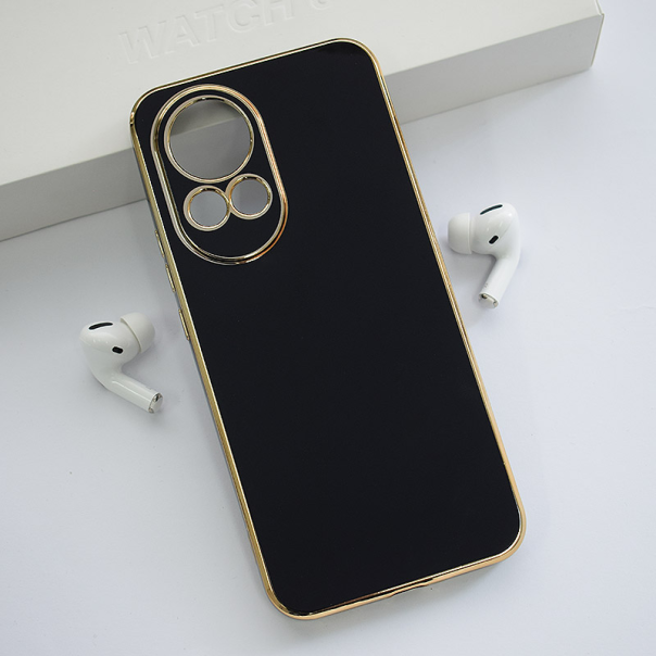 Maska za Huawei Nova 12 Fresh Electroplated crna - 610912