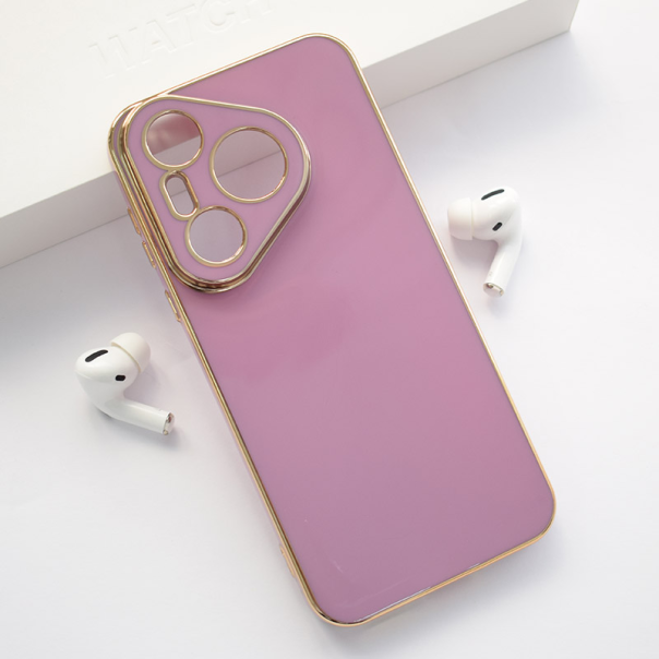 Maska za Huawei Pura 70 Fresh Electroplated ljubičasta - 613064