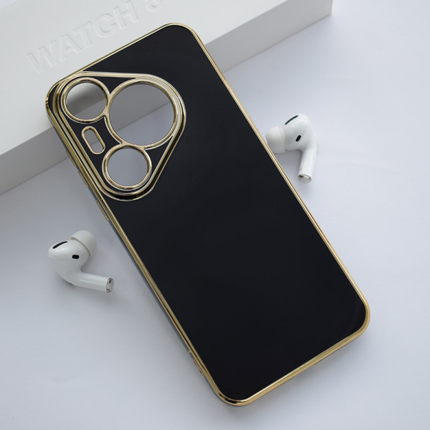 Maska za Huawei Pura 70 Pro Fresh Electroplated crna - 613065