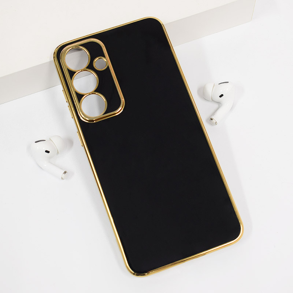 Maska za Samsung S24 FE/ S721B Fresh Electroplated crna - 614042