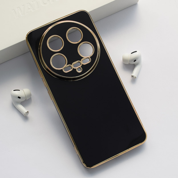 Maska za Xiaomi 14 Ultra Fresh Electroplated crna - 610946