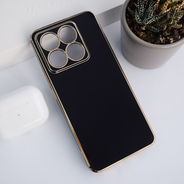 Maska za Xiaomi 14T Fresh Electroplated crna - 614499