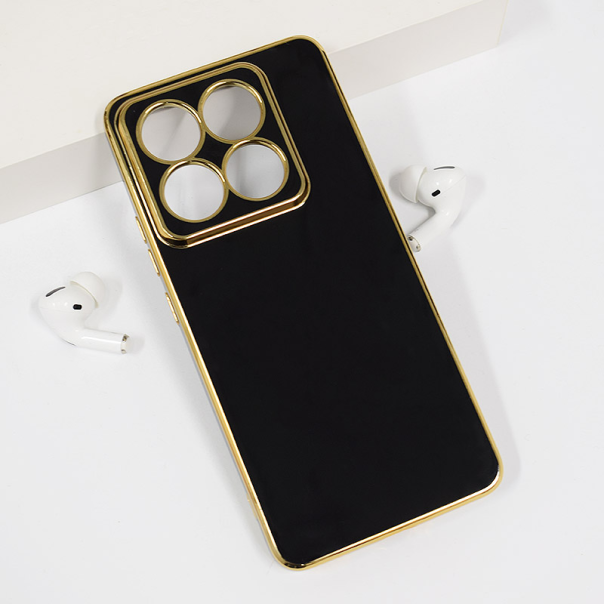 Maska za Xiaomi 14T Pro Fresh Electroplated crna - 614365