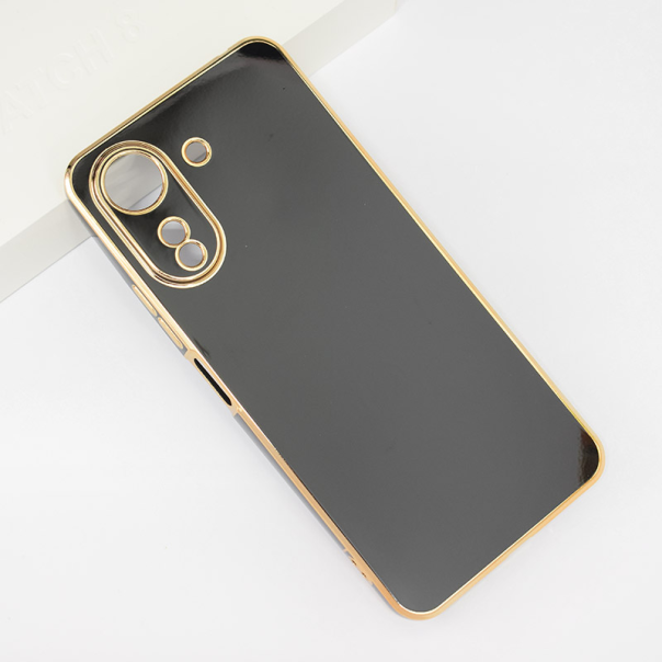 Maska za Xiaomi Redmi 13C/ Poco C65 4G Fresh Electroplated crna - 608837