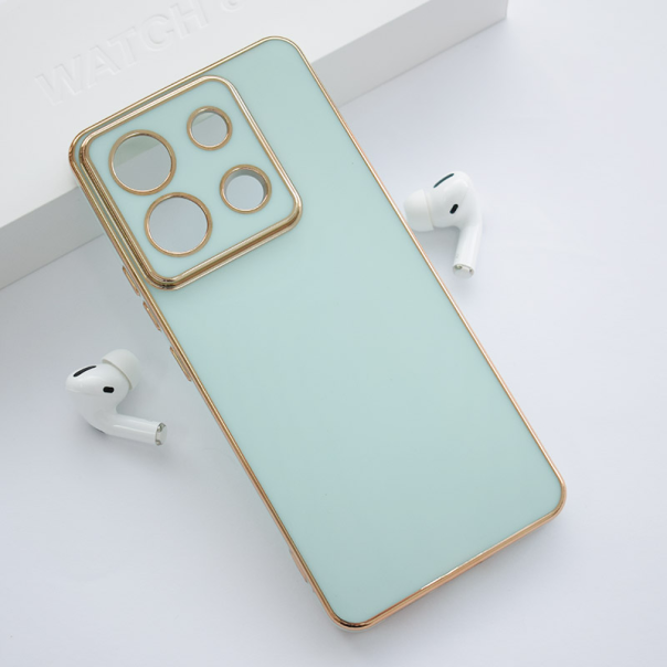 Maska za Xiaomi Redmi Note 13 Pro 5G (EU) Fresh Electroplated mint - 613068