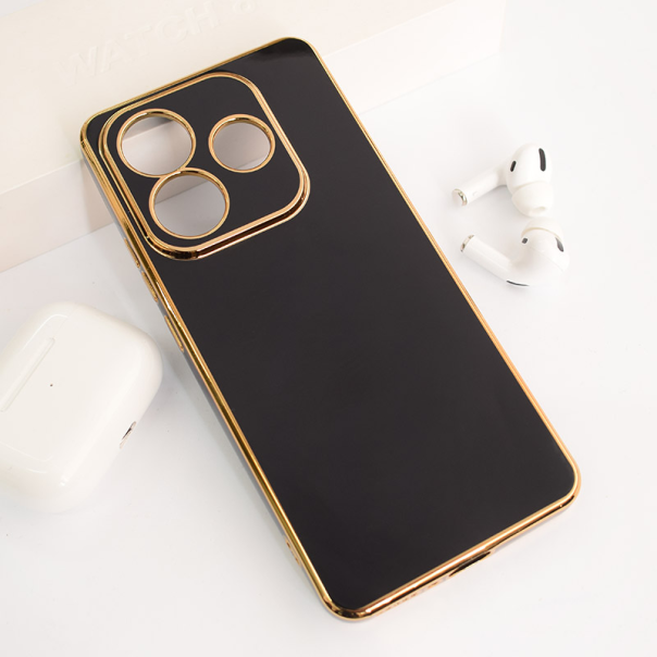 Maska za Xiaomi Redmi Note 14 4G (China Edition 16325*7655*8,16 mm) Fresh Electroplated crna - 615214