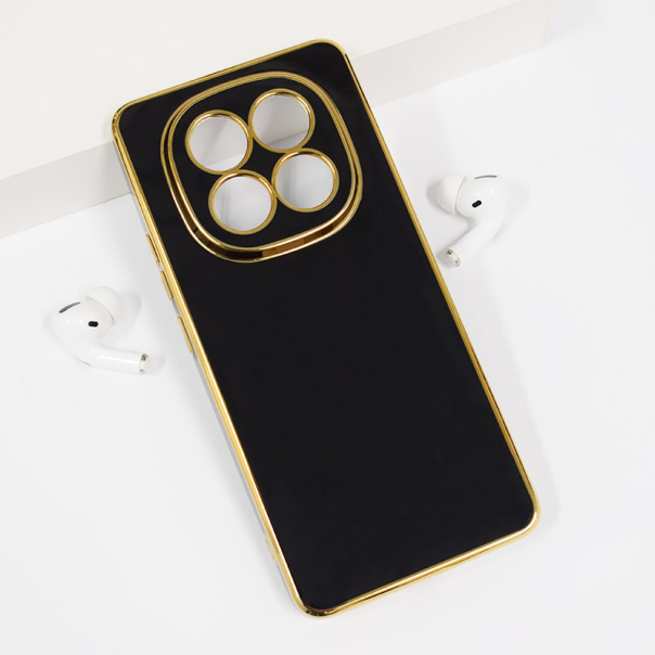 Maska za Xiaomi Redmi Note 14 Pro Plus 5G Fresh Electroplated crna - 614906-1