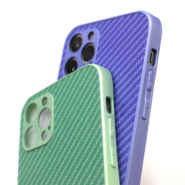 Maska za iPhone 12 Pro Carbon Acrylic svetlo plava - 602765