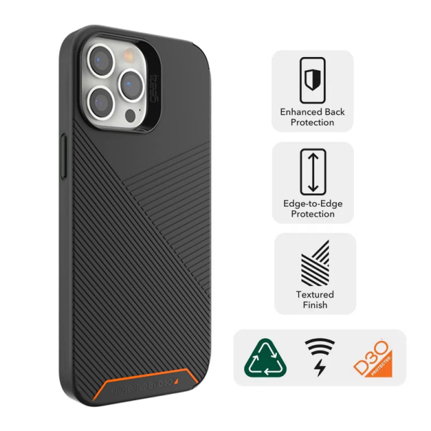 Maska za iPhone 13 Pro Gear4 crna - 058766