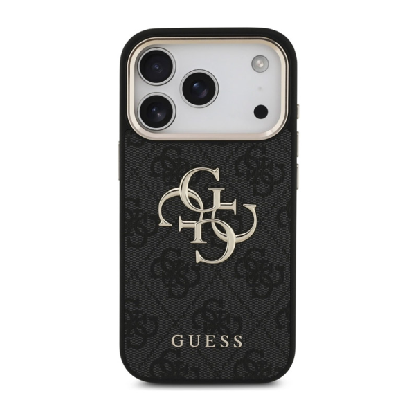 Maska za iPhone 17 Pro Guess 4G Big Classic Logo crna - DRO621534