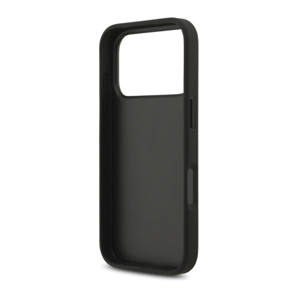 Maska za iPhone 17 Pro Guess 4G Strap 4G Classic Logo crna - DRO621544