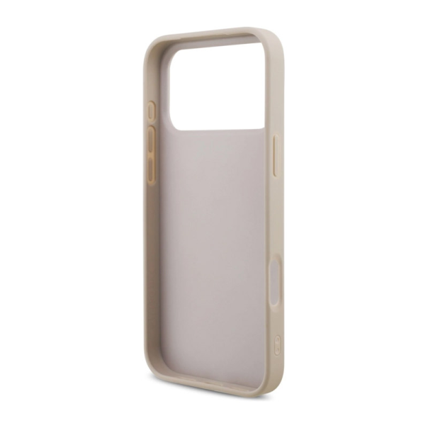 Maska za iPhone 17 Pro Max Guess 4G Strap 4G Classic Logo pink - DRO621546