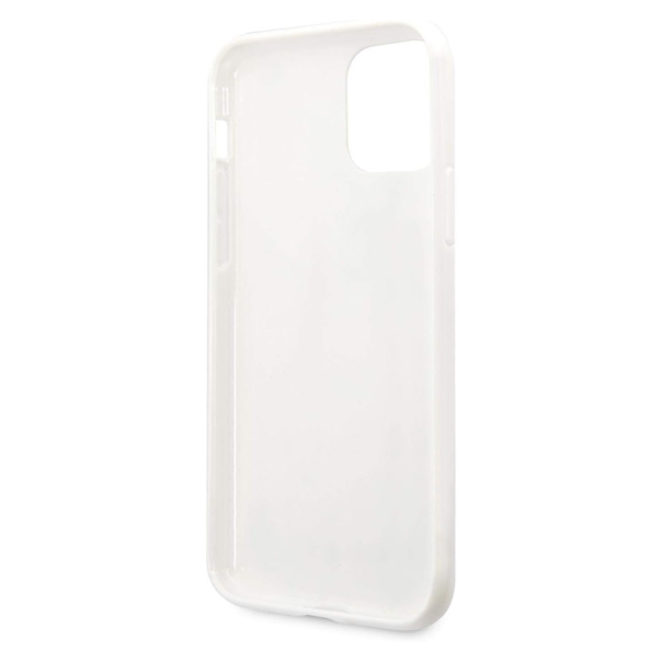 Maska za iPhone 11 Pro Max bela Guess Faceplate Marble - GUHCN65PCUMAWH