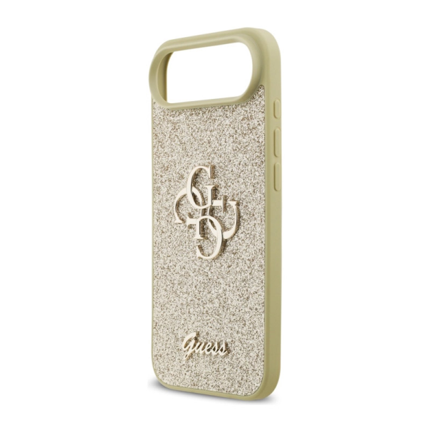 Maska za iPhone Air Guess Fixed Glitter Big 4G zlatna - DRO621586