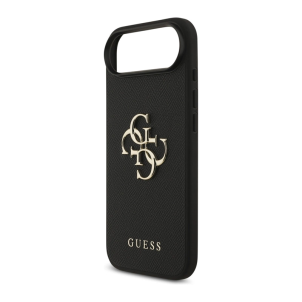 Maska za iPhone Air Guess Grained Big 4G & Classic Logo do Apple crna - DRO621587