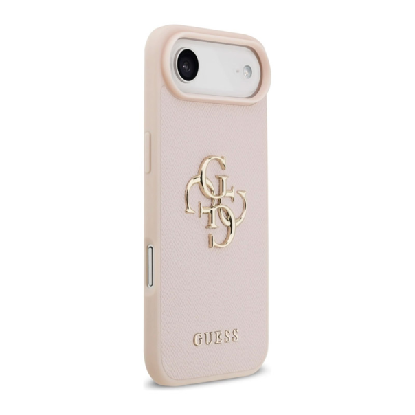 Maska Guess Grained Big 4G & Classic Logo do iPhone Air pink - DRO621588