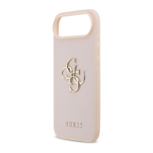Maska Guess Grained Big 4G & Classic Logo do iPhone Air pink - DRO621588