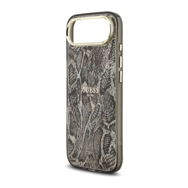 Maska za iPhone Air Guess Python Pattern MagSafe Case crna - DRO621589
