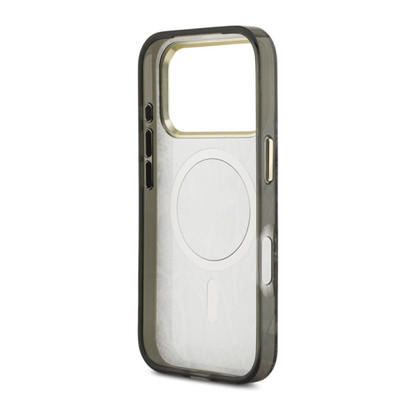 Maska za iPhone 17 Pro Guess Python Pattern MagSafe crna - DRO621577