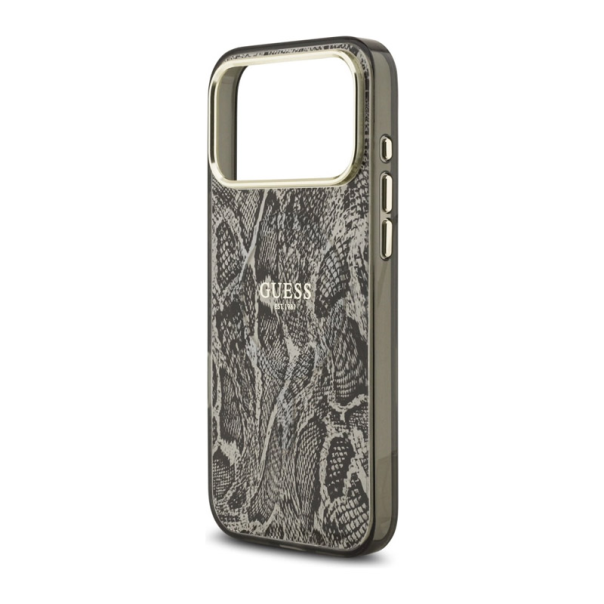 Maska za iPhone 17 Pro Max Guess Python Pattern MagSafe crna - DRO621576