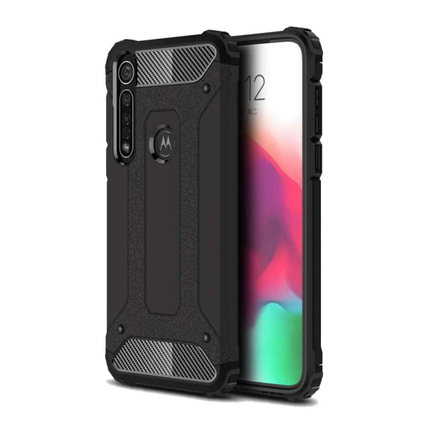 Maska za Motorola Moto G8 Plus Hard Border crna - 043214