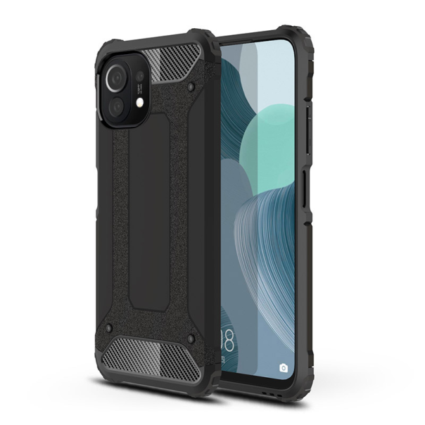 Maska za Xiaomi Mi 11 Hard Border crna - 050255