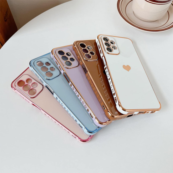 Maska za iPhone 16 Pro Heart Frame roze - 614334