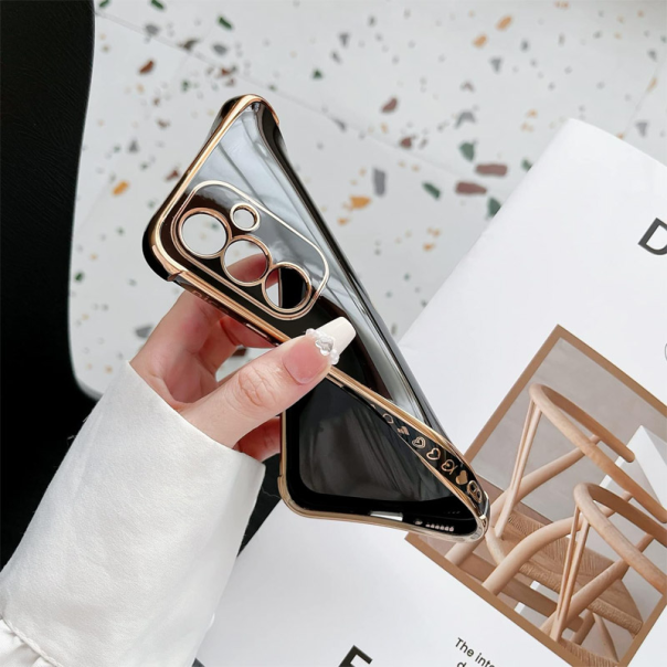 Maska za iPhone 16e Heart Frame bela - 617608