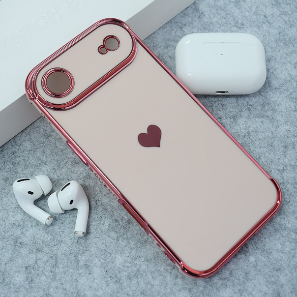 Maska za iPhone Air Heart Frame roze - 619184