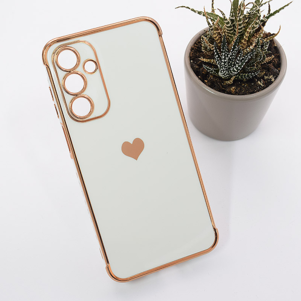 Maska za Samsung A16 5G/ A166B Heart Frame bela - 615276