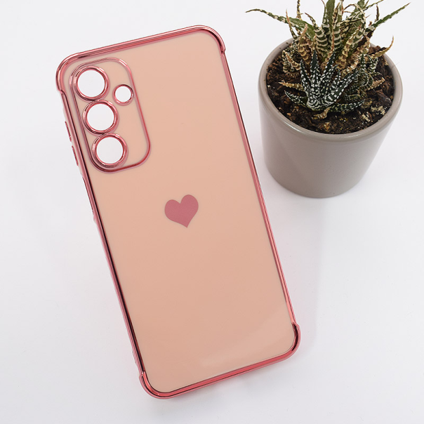 Maska za Samsung A16 5G/ A166B Heart Frame roze - 615277