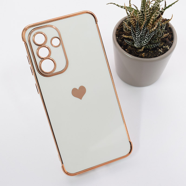 Maska za Samsung A36 5G/ A366B/ A56 5G/ A566B Heart Frame bela - 615278