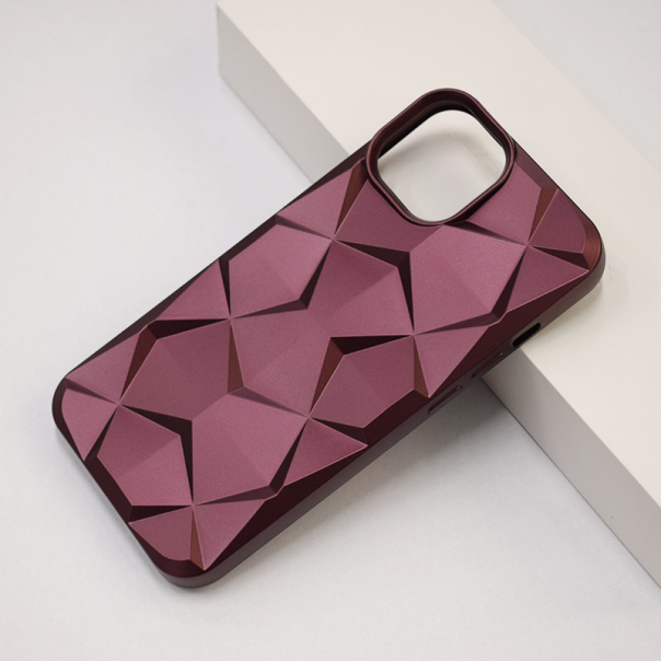 Maska za iPhone 14 Hive bordo - 602063