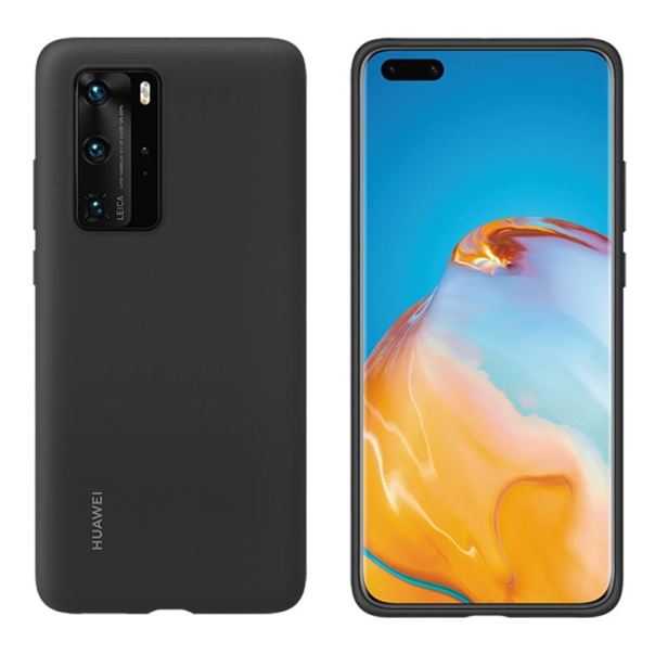 Maska Huawei C-Elsa Silicone P40 Pro crna. - 51993797