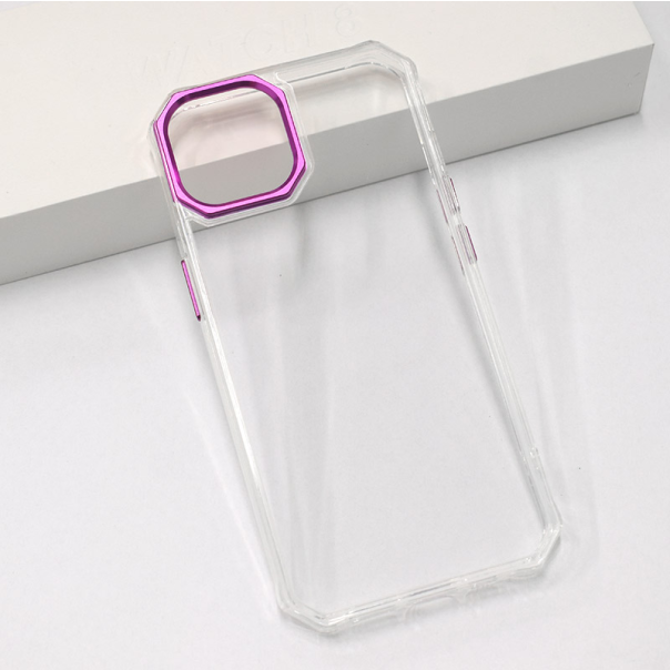 Maska za iPhone 14 Ice Cube Frame pink - 601003