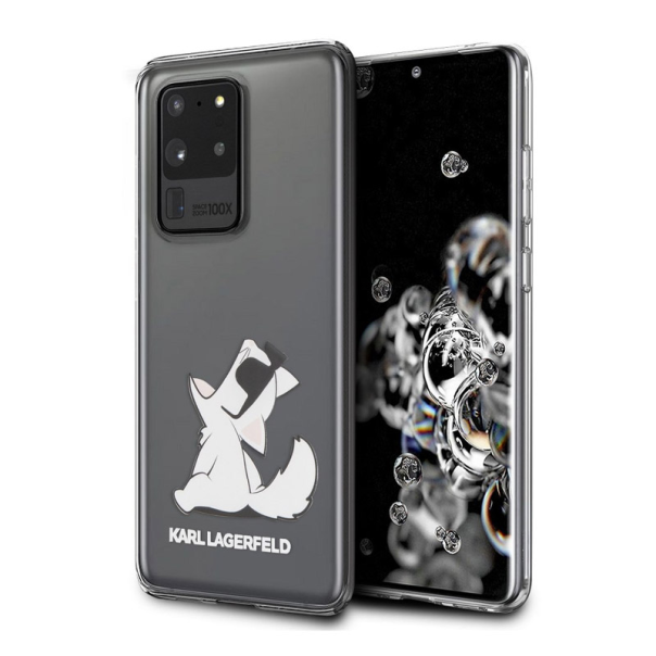 Maska za Samsung S20 Ultra/ G988F transparent Karl Lagerfeld Cat - KLHCS69CFNRC