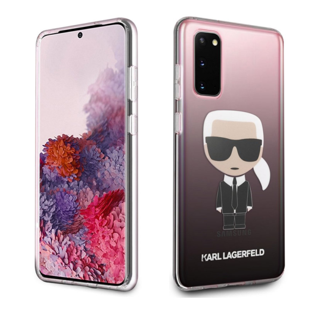 Maska za Samsung S20 Plus/ G985F crna Karl Lagerfeld Glasses - KLHCS67TRDFKBK