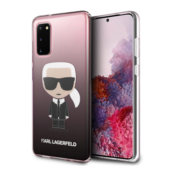 Maska za Samsung S20 Plus/ G985F crna Karl Lagerfeld Glasses - KLHCS67TRDFKBK
