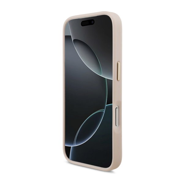 Maska za iPhone 17 Pro Case Karl Lagerfeld Karl Script Logo pink - DRO621564