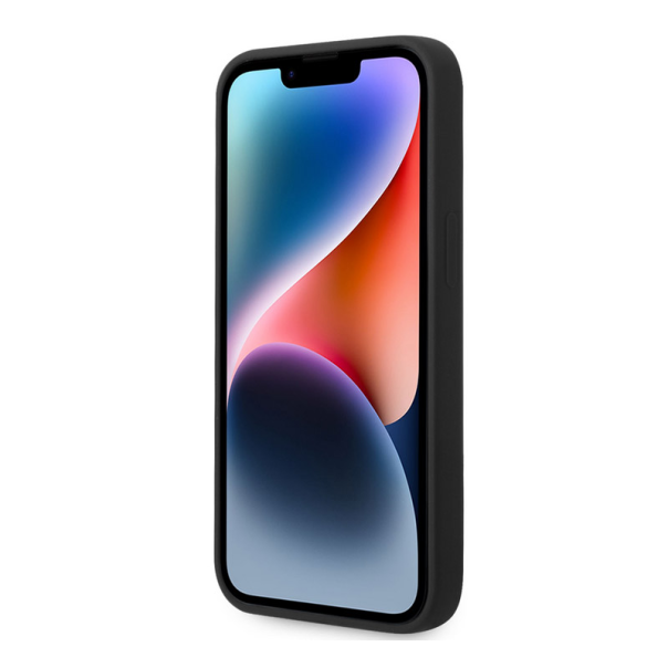 Maska Karl Lagerfeld MagSafe Compatible Case Liquid Silicone Karl Head for iPhone 14 Black - KLHMP14SSLKHBK