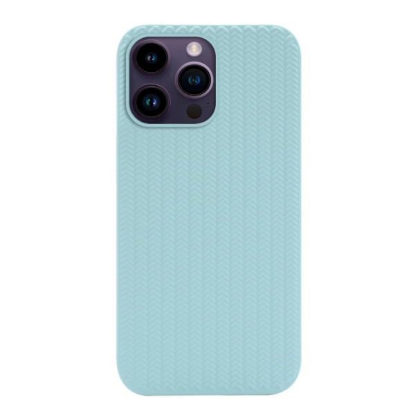 Maska za iPhone 14 Pro Max Knit mint - 058931