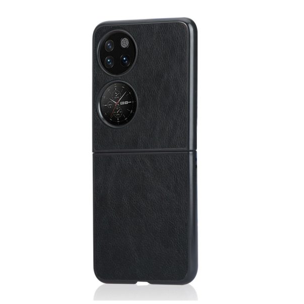 Maska za Huawei P50 pocket Leather crna - 056132