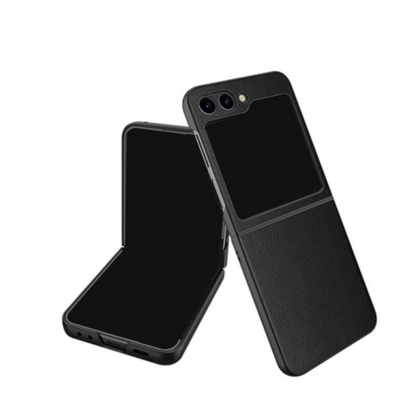 Maska za Samsung Galaxy Z Flip 5 Leather crna - 601830