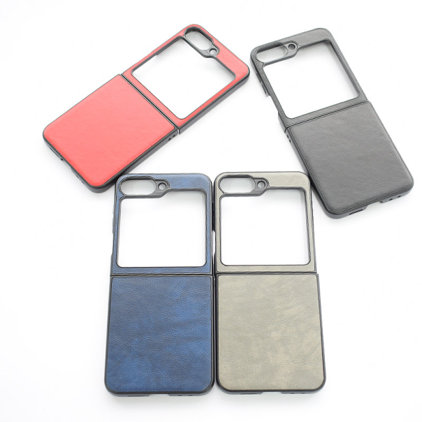 Maska za Samsung Galaxy Z Flip 6/ F741B Leather plava - 612179