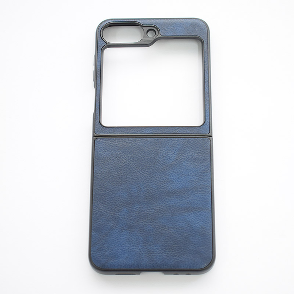 Maska za Samsung Galaxy Z Flip 6/ F741B Leather plava - 612179