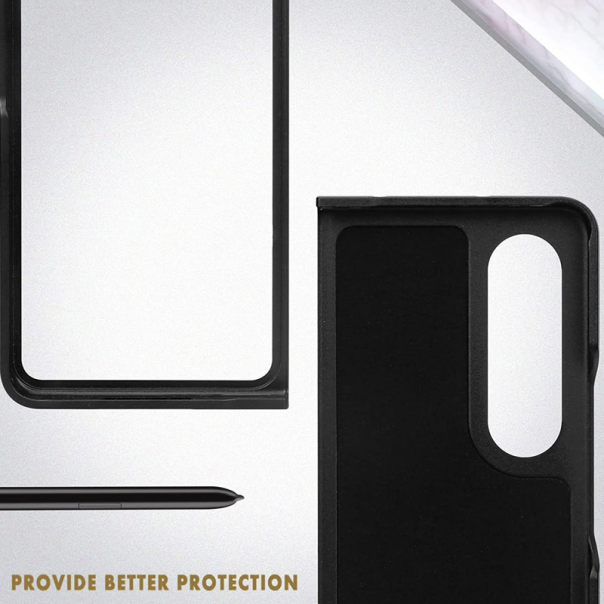 Maska za Samsung Galaxy Z Fold 4 braon Leather - 058116