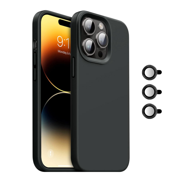 Maska za iPhone 14 Pro Magnetic Lens crna - 607947